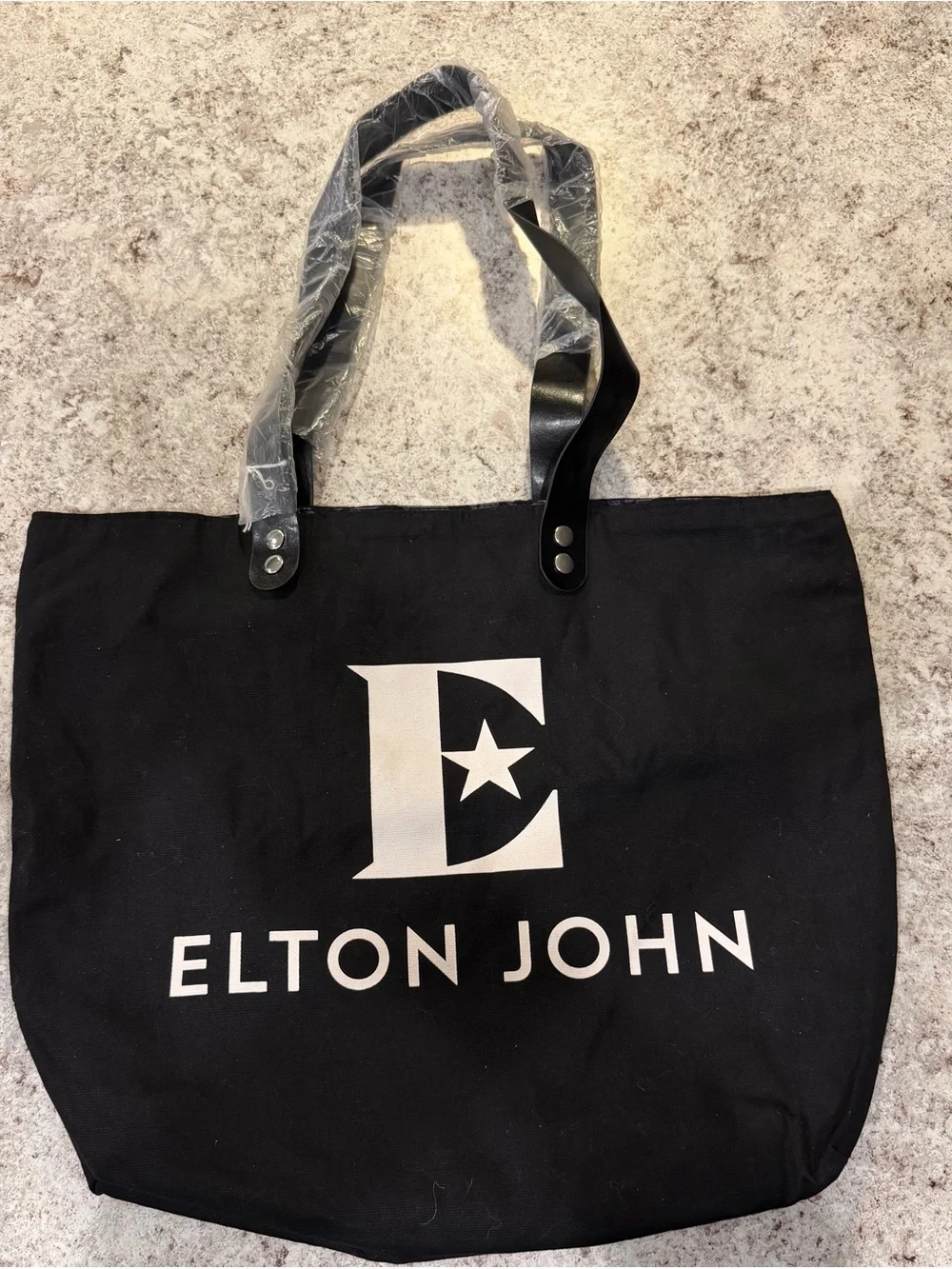 Elton John Farewell Tour VIP Exclusive Reversible Canvas Tote Bag NEW-Rare